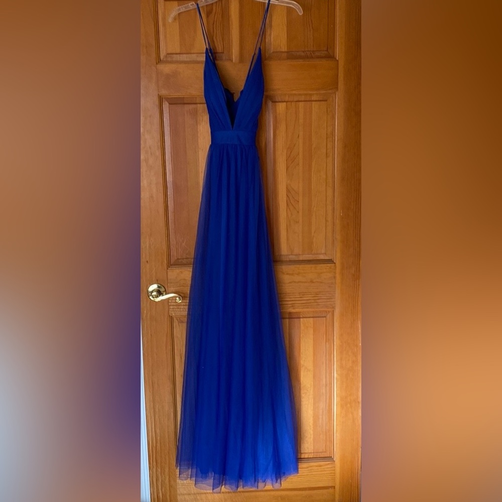 David’s Bridal royal blue Prom/Bridesmaid dress/gown